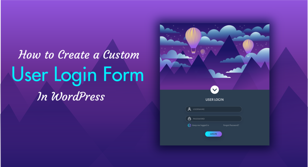 Login Form Banner