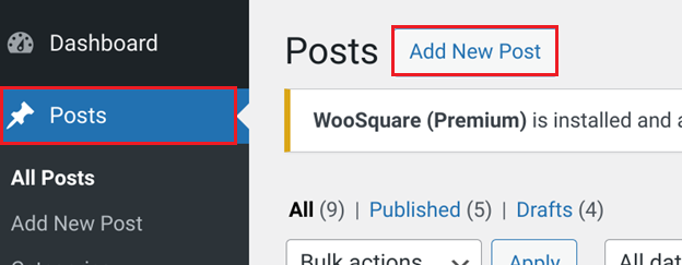 Access Gutenberg editor in WordPress