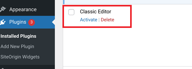 Switch Back to the WordPress Classic Editor