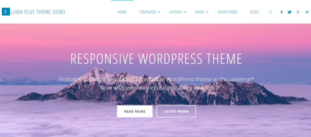 Fluida WordPress Theme