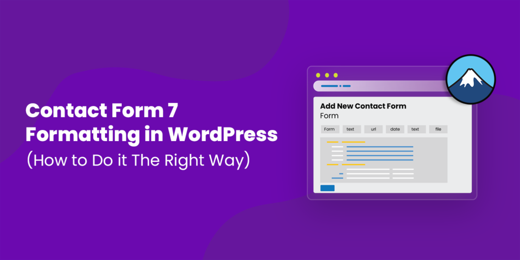 Contact Form 7 Formatting in WordPress