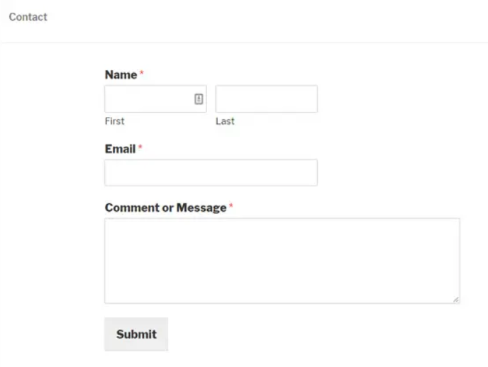 Preview your contact form