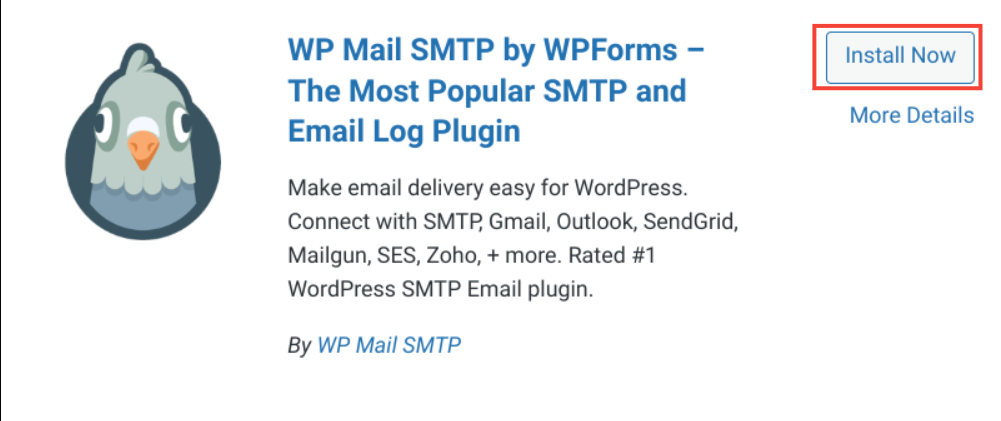 Install WP Mail SMTP