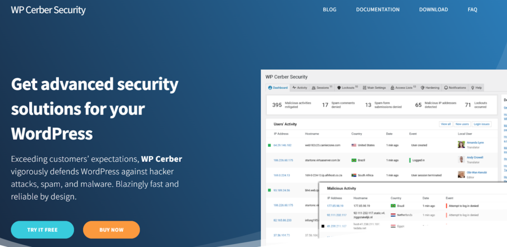 WP Cerber Security